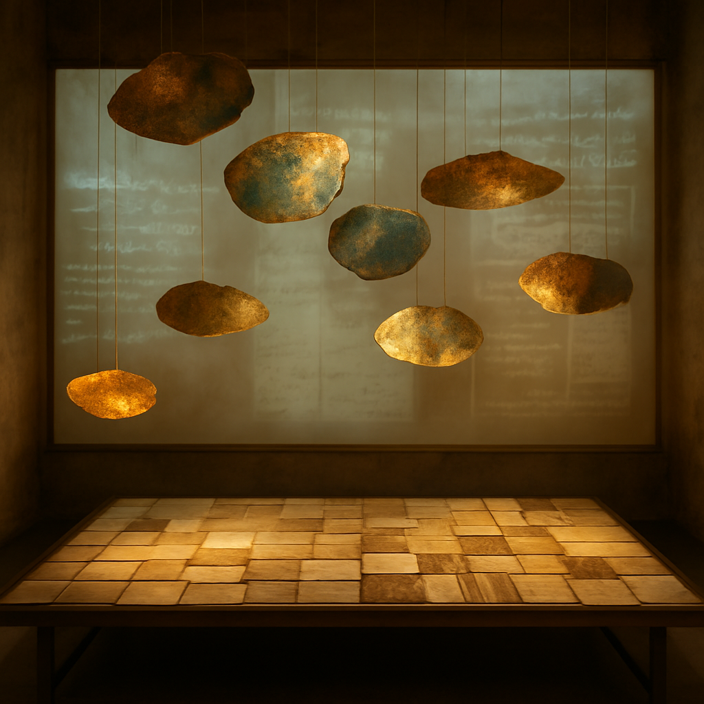 Palimpsest of Breaths and Gold